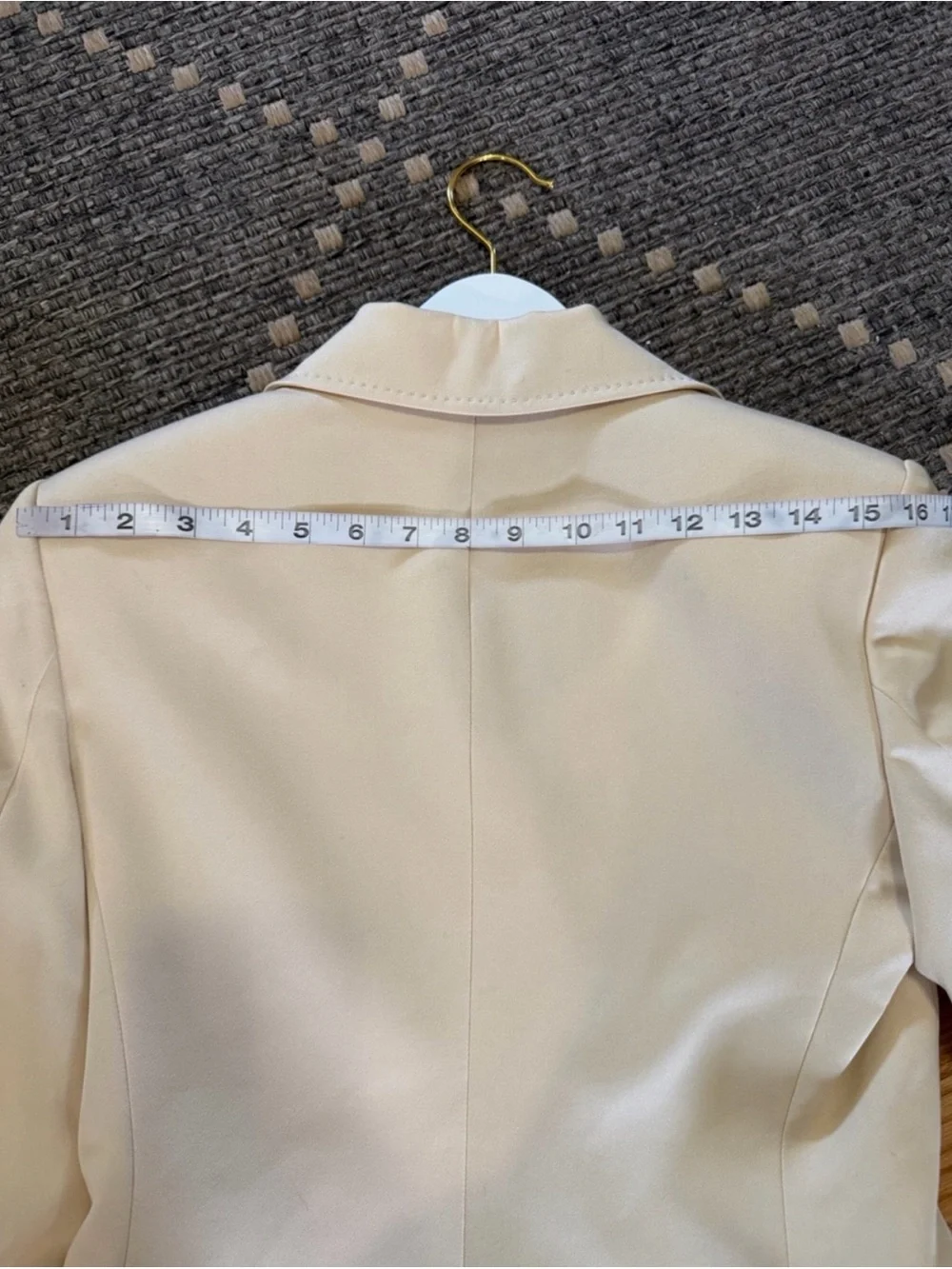 NWT! Anne Klein butter/Ivory Two-Piece Women's Blazer and Pant Suit